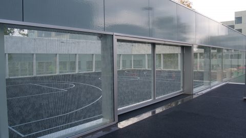 Glass sliding doors - sporting area - beautifull doors