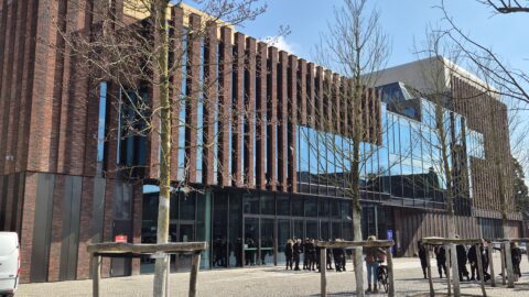 Theatre acoustic doors with special cladding